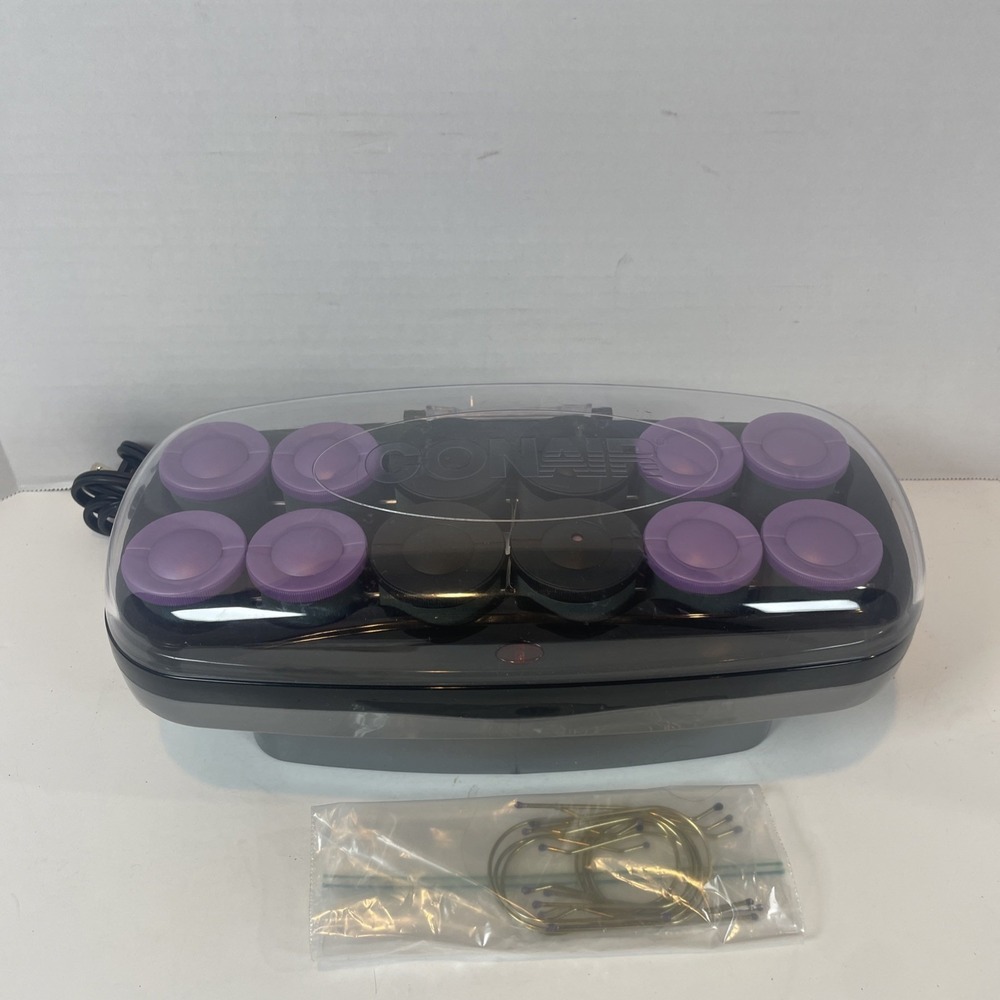Conair Hair Setter Women Purple CHV14X Instant Heat Velvet Rollers 12 Count